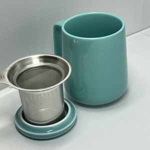 Tealyra ceramic tea infuser mug